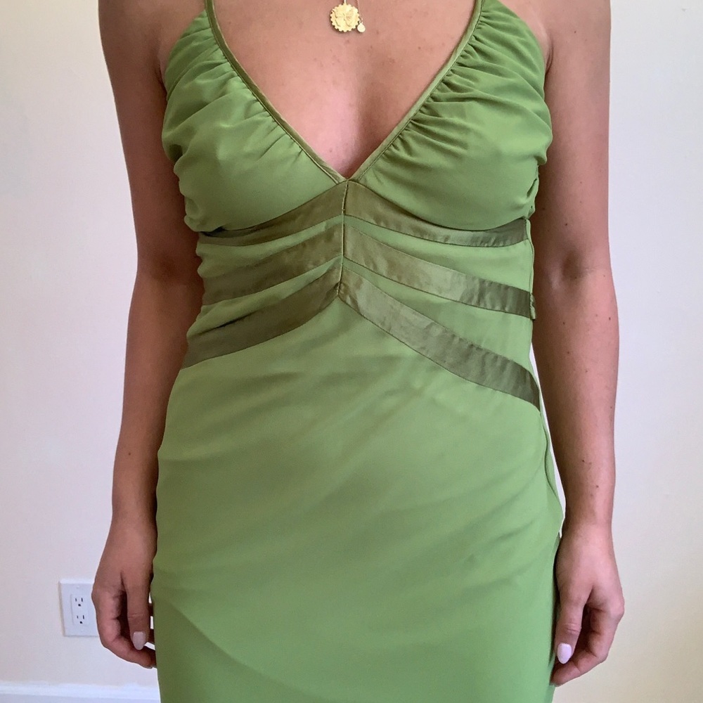 Y2K GREEN DRESS